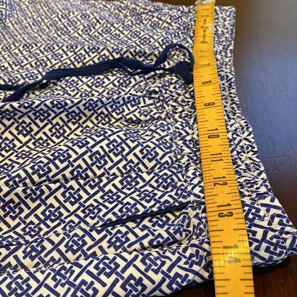 Land’s End Woven Print Stretch Waistband Pants Royal Indigo NWOT Size 2 - Picture 12 of 16